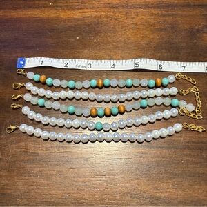 Five Stack of Beaded Bracelets